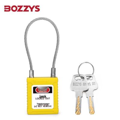 BOZZYS Industrial Cable Lockout Tagout Padlock