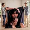 Gothic Style Dark Beauty Blanket for All Seasons Blanket Lunch Break Throw Gift