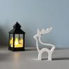 Reindeer Figurine Silicone Mold Christmas Candle Silicone Mould for Epoxy Resin Making Candle Soap Festival Decoration