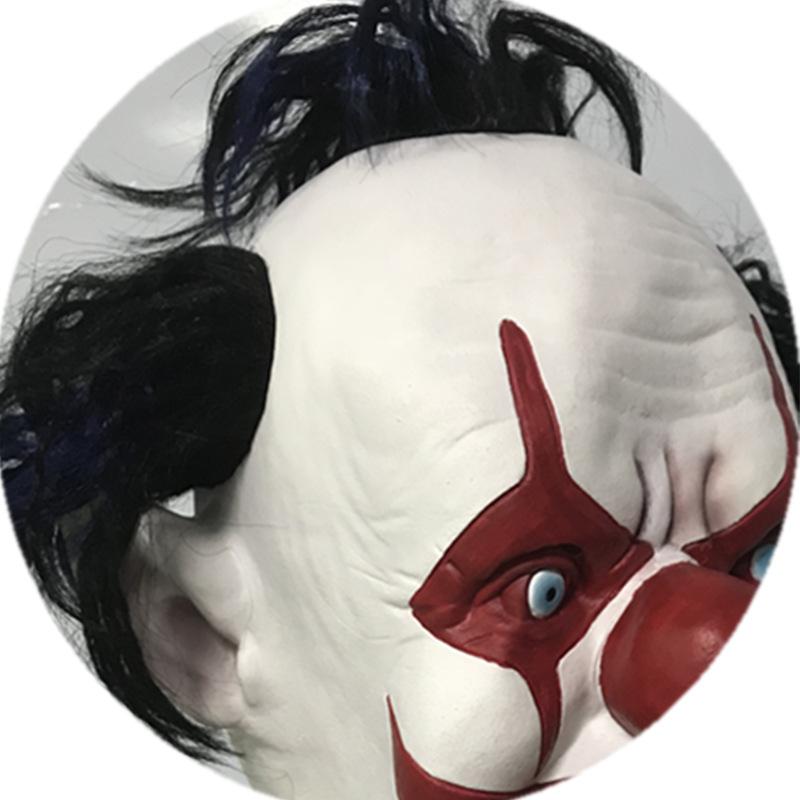Halloween prank long-tongued monster clown mask latex headgear party costume prop ghost clown mask