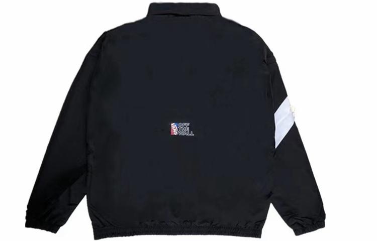Vans Jackets Men's Black Stand Collar Moderate Other VN0A4UR8BLK