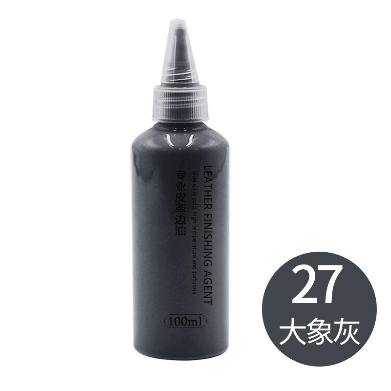 100ml Matte Lederkantenversiegelungsöl Kältebeständig Hochtemperaturbeständig Verhindert Feuchtigkeitsaufnahme und Verformung des Leders