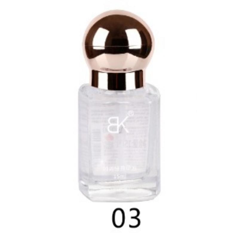 Color Nail Polish No Bake Oily Lasting Non-peelable Large Capacity Nail Care Nude Color Square Bottle 15ml