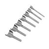 7pcs  Set DIY Leather Carft  Half -Round Punch Belt End Cutter For Home Leather Sewing(10-40mm)