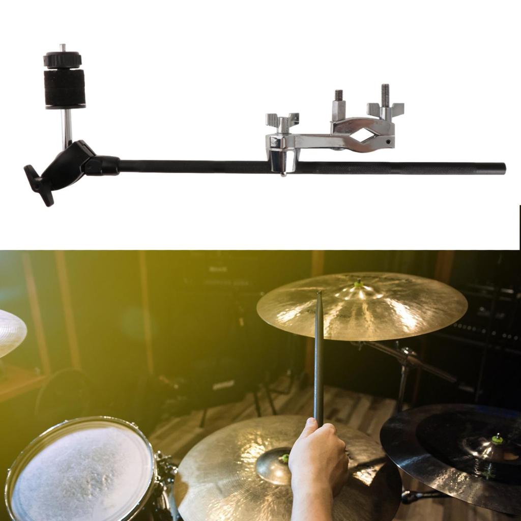 Symbalarmfeste for musikkinstrumenter med justerbar tilt og brems