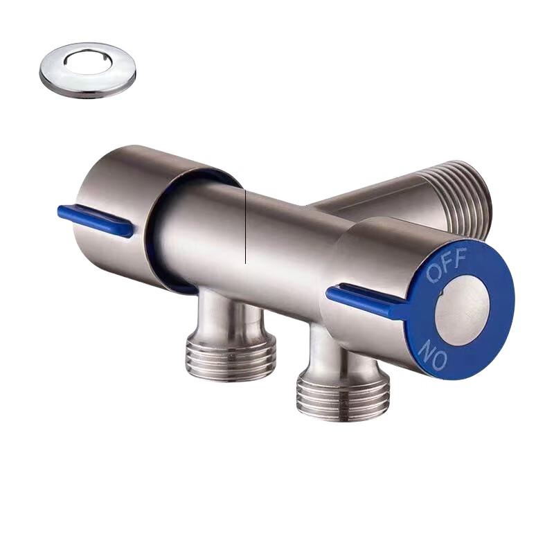 Xuanyong 304 Stainless Steel Dual-Control Angle Valve for Hot & Cold Water