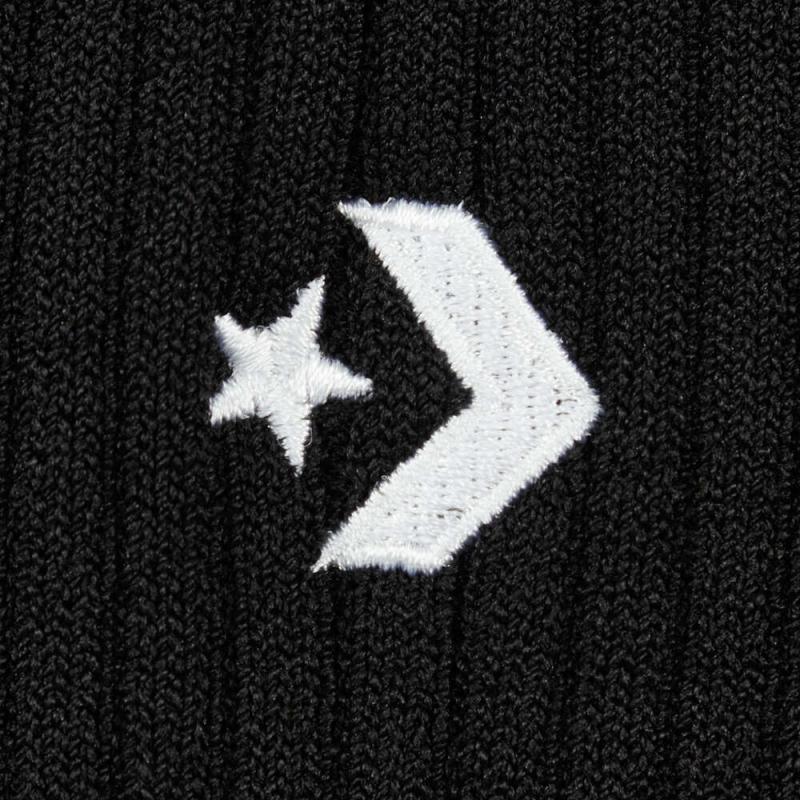 New Converse Jackets Women's Black WCH667-023