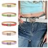 Sequins Wide Belt Y2K Denim Waistbands Simple Butterfly Belt  Female/Girls