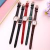 Korean Classic Vintage Square Belt Women'S Fashion Trend Compact Student Calendar Quartz Waterproof Watch