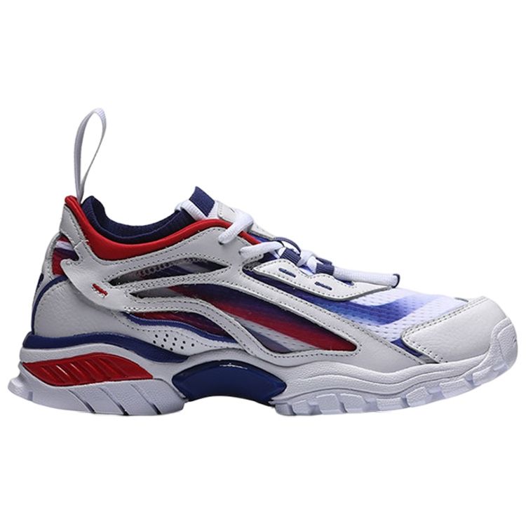 Li Ning Aurora Skywalker Paris Fashion Week Series Runway Style Non-Slip Lightweight Low-Top Casual Shoes Women Casual Shoes White Blue Red AGLN242-2