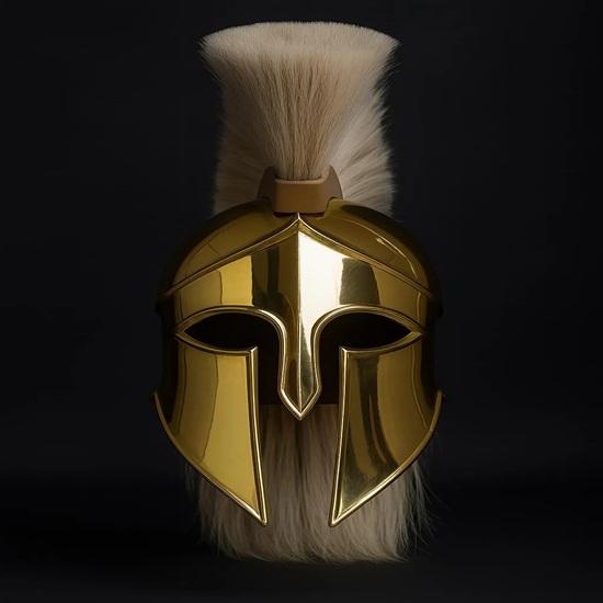 Corinthian Helmet Ancient Greek Warrior Armor for Cosplay, LARP, Decor Collectors Handmade Bronze Replica Gift