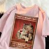 Cat That Is What I Do Design T-Shirts Unisex Cotton Casual Tee Breathable Summer Sportswear Unisex Loose O-Neck Short Sleeve