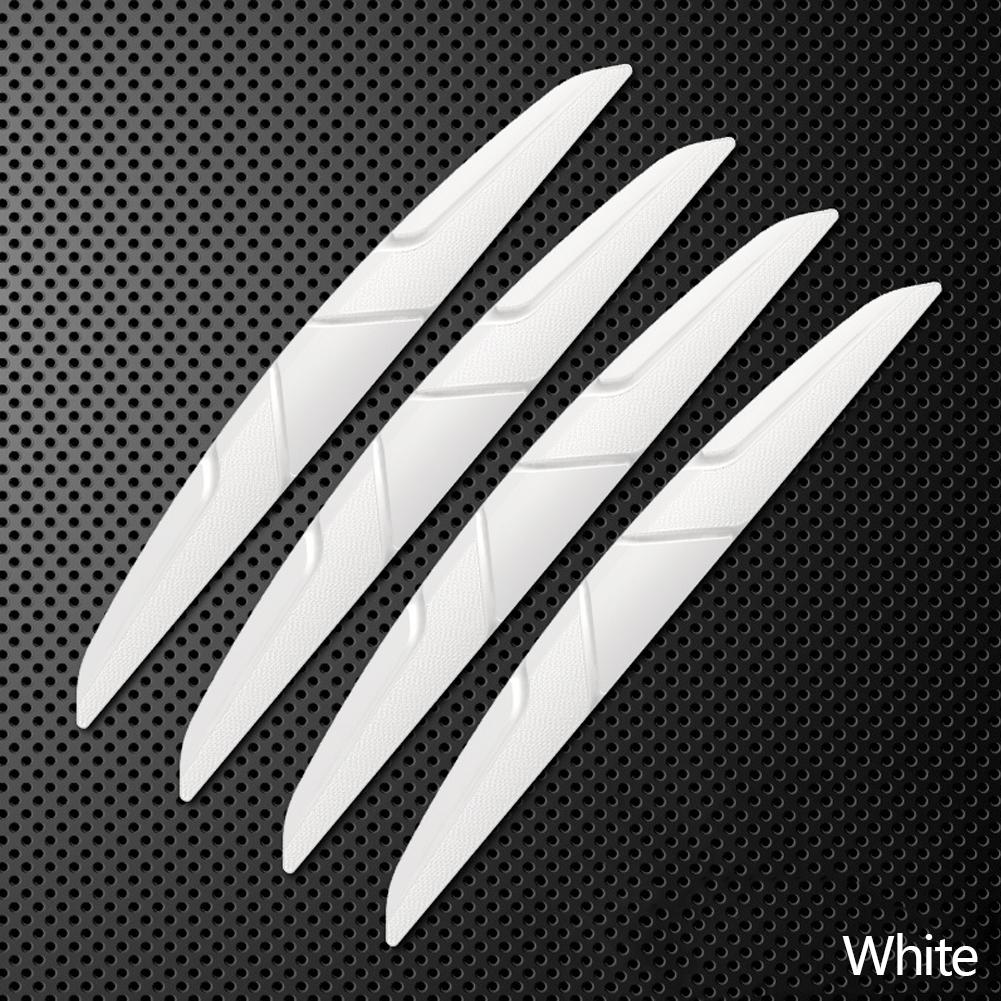 Lot De 6 Protections De Bord De Porte Voiture JNNJ - Autocollants PVC Noir Anti-rayures Pour Rétroviseurs, Portes