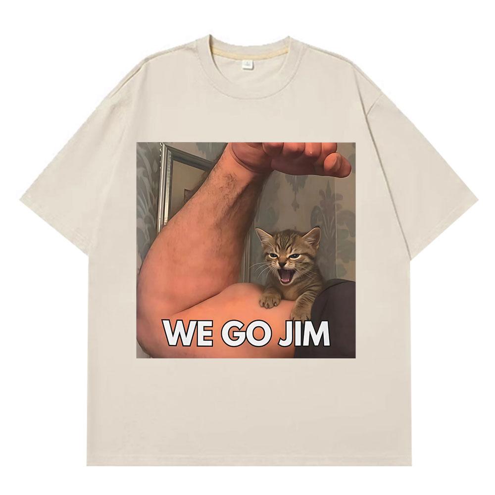 Lost In The Sauce Funny Cat Meme T Shirt Men Women Hiphop Clothing Tshirts Shortsleeved Loose Casual Cotton Harajuku Tshirts
