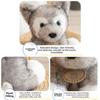 22cm Husky Puppy Doll Fluffy Lovely Companion Pets Simulated Plush Toys  Children Birthday Gift