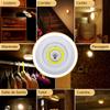 Under LED Cabinet Light Wireless Remote Control Dimmable Wardrobe Home Bedroom Kitchen Closet Light 3W Super Bright Night Light