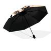 1pc Johnny Hallyday pattern Umbrella Portable Folding Umbrella Iron Frame Hole Bone Structure Outdoor Home Umbrella