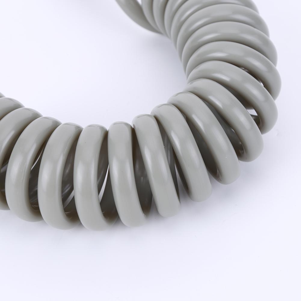 2/3/4 Meters Spring Shower Hose Flexible Telephone Line Shower Hose Plastic Water Hose for Bathroom Water Toilet Bidet Sprayer