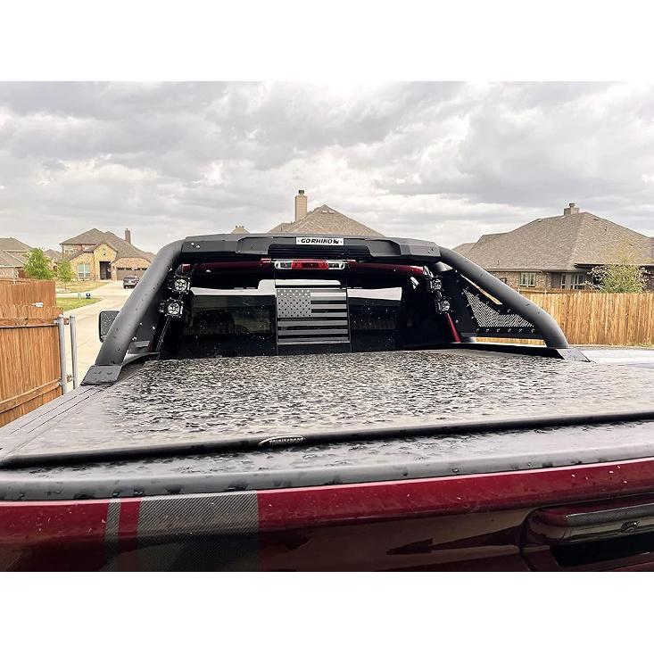 Rear Middle Window American Flag Decal For      2024 Dodge RAM 1500 2500 3500 Accessories, Back Center Sliding Window Glass USA Flag Vinyl