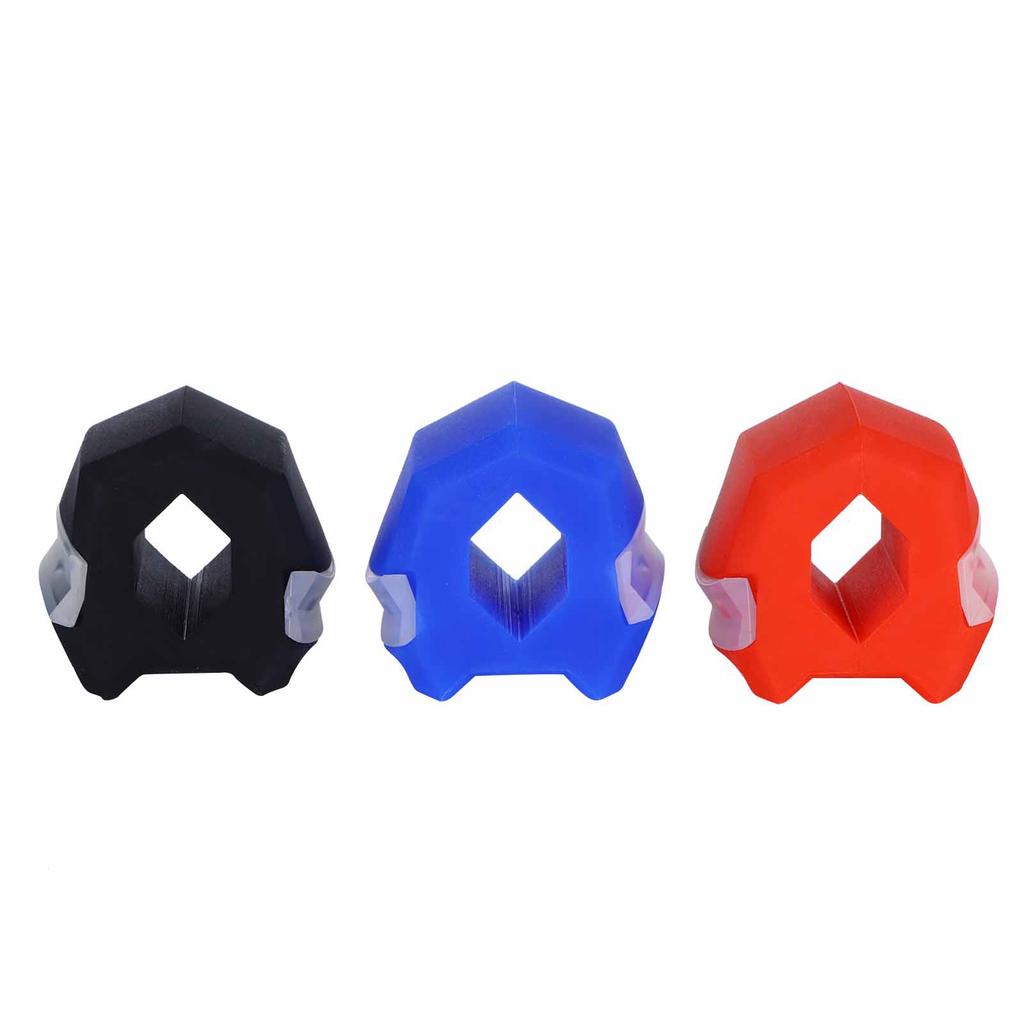 3pcs Face Neck Exercise Ball Jaw Muscle Training Facial Jawline Trainer Exerciser S(Black Red Blue )