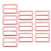 10pcs Durable Metal Metal Slide Buckle Wear Resistant Adjustable Buckle  DIY Project