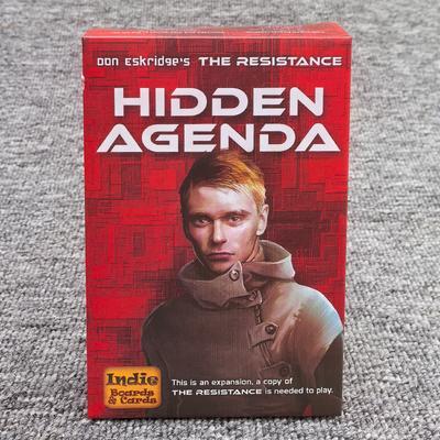 Resistance Hidden Agenda Indie Boards Game Strategy Card 5-10 Players