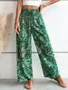 European & American Women's Summer 2026 Versatile Fashion Printed Wide-Leg Casual Pants