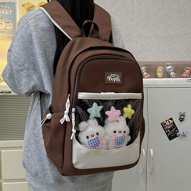 School bag girls high value bag girls small fresh light travel backpack