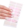 Nail Art Sticker with Nail File Waterproof Gel Nail Strips Nail Polish Stickers Nail Wraps Nail Art Decoration for Girls