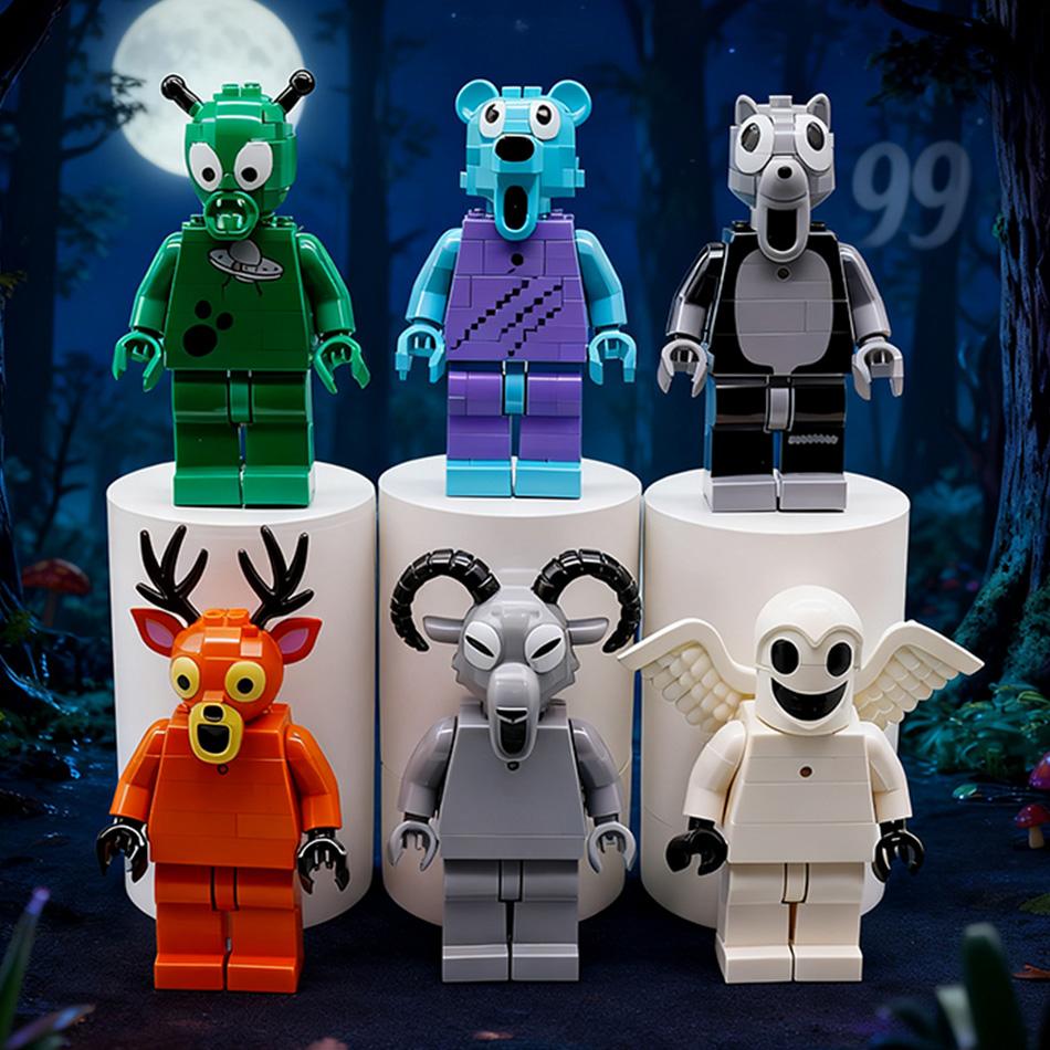 Derniers 99 Nuits Dans La Forêt Briques de Construction Jouets Modèle d'Assemblage Collection 99 Nuits Dans La Forêt Briques Conçues Pour Les Enfants Navidad