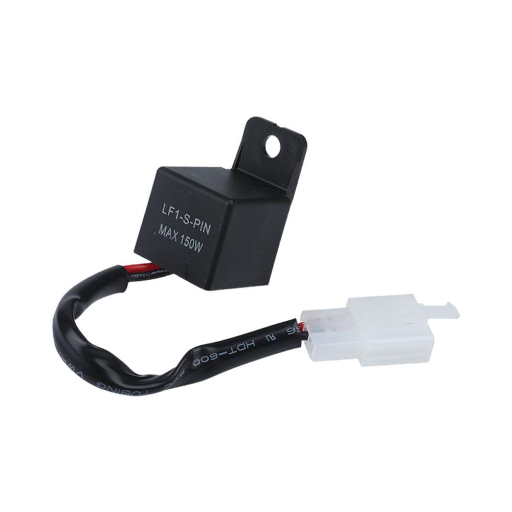 New 12V 2-Pin Motorcycle Electronic LED Flasher Relay LED Signal LED Blinker Light Indicator Turn Relay Flasher Turn Bulbs P3Z7