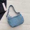 Denim Multi-Layer Small Square Bag Women's Shoulder Crossbody Bag