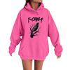 Women's Fashion Casual Long Sleeve Loose  Printed Sweatshirt
