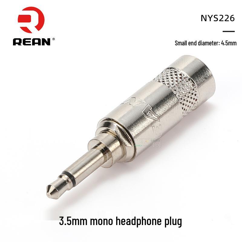 

REAN Yurelian Stereo Headphones with 3.5mm Gold-Plated Plug - Audiophile-Grade, Small Three-Core Design.