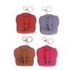 Pu Leather Elephant Money Bag Women Coin Purse With Key Ring Multifunctional Zipper Cartoon Storage Bags Key Case
