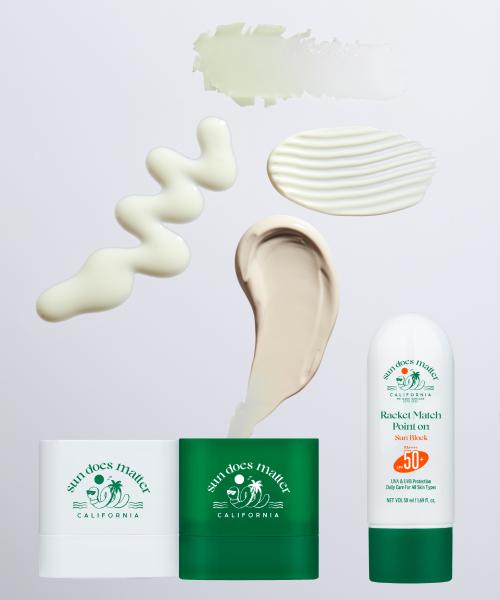 [Sunscreen + Sun Stick] Racket Match Point Sun Block 50ml + Sun Buddy Help Me Sun Stick 2-Pack
