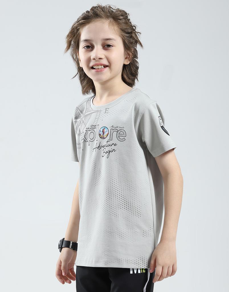 MONTE CARLO Jungen Rundhals-T-Shirt mit Aufdruck