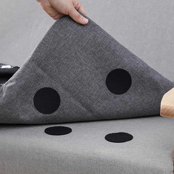 30/15pcs Anti Curling Carpet Tape Rug Gripper Velcro Secure The Carpet, Sofa, and Sheets In Place and Keep The Corners Flat
