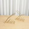 1pc/2pcs-Napkin Holder Metal Paper Stand Tissue Dispenser Luxury Retro Table Decoration Freestanding Home Decor