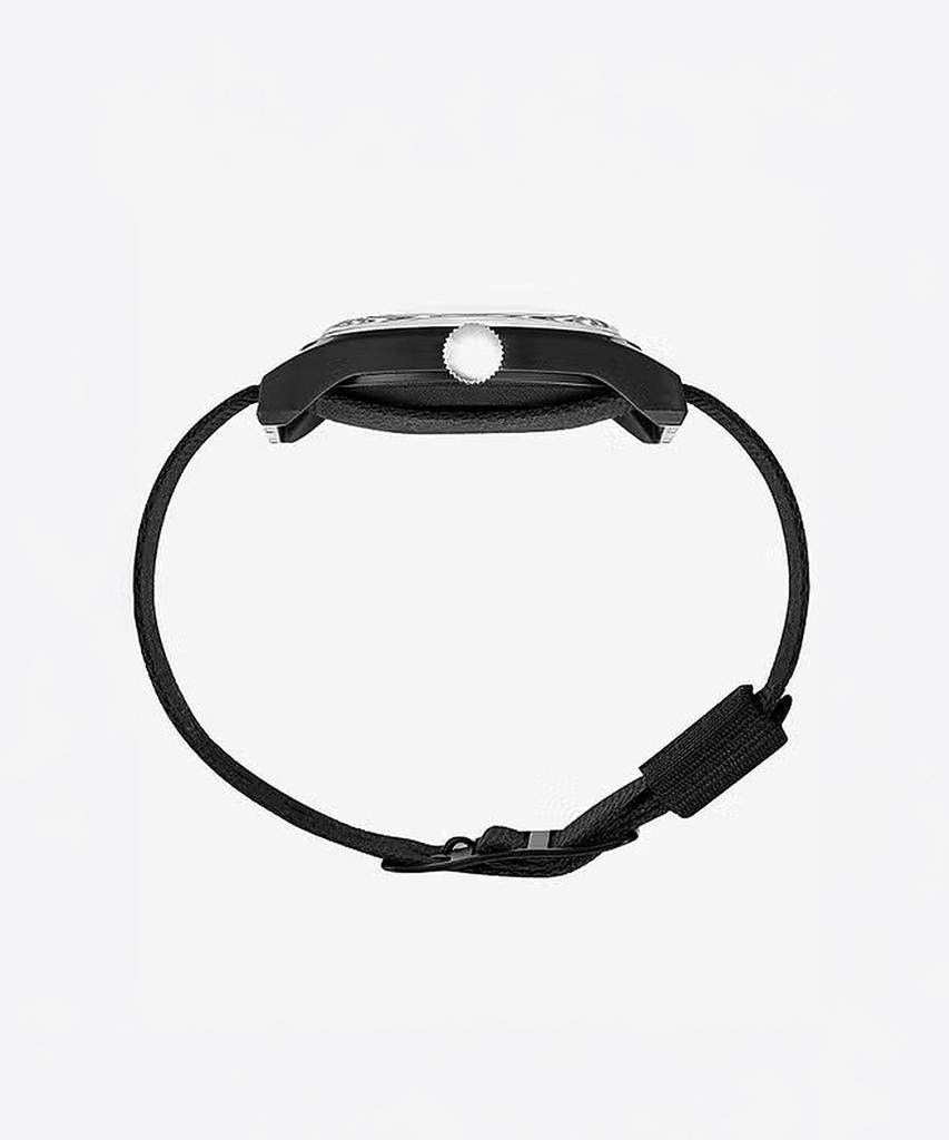 Taimaegseu Mk1 All-Black Military Grosgrain Tool Watch 36Mm