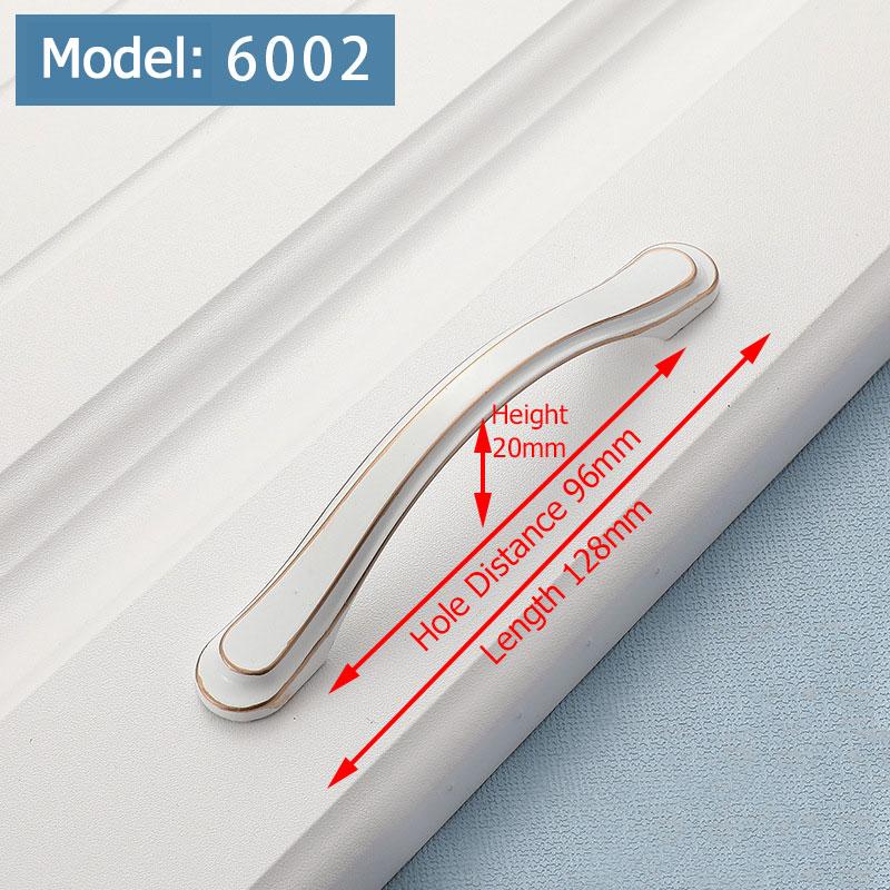 KAK Ivory White Kitchen Cabinet Handles European Style Cupboard Door Pulls Drawer Knobs Fashion Solid Furniture Handle Hardware