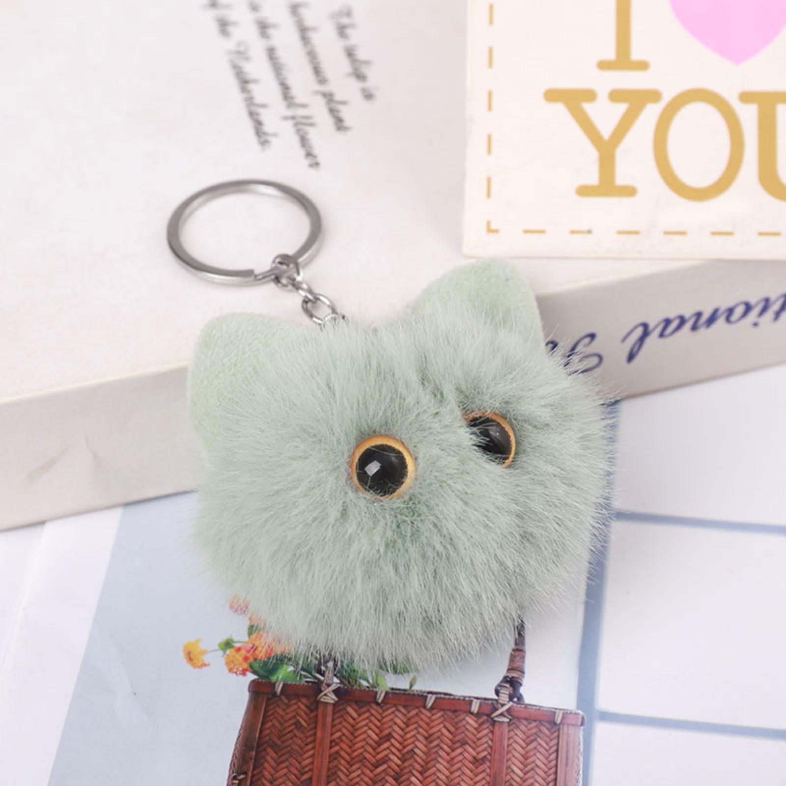 

Мультяшный брелок милый школьный портфель кукла кулон плюшевый брелок One Size зелёный