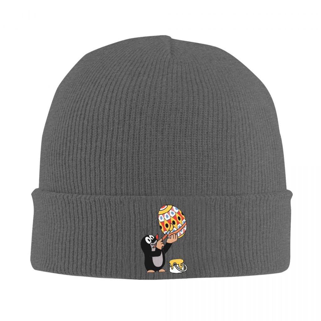 Mole Happy Krtek Warm Knitted Cap Winter Knit Bonnet Hat Skullies Beanies Hip Hop Caps for Unisex