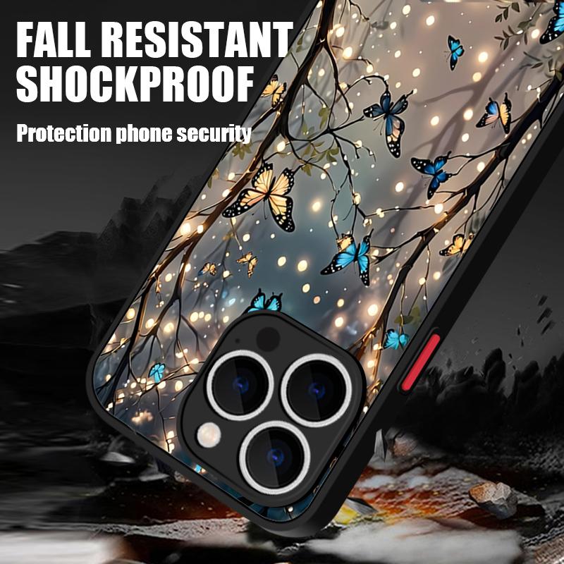 Magnetic For Magsafe Case For iPhone 17 Pro Max Fantasy Butterfly Garden Cover For iPhone 16 Pro Max Funda iPhone 15 14 13 12 11 16E Air