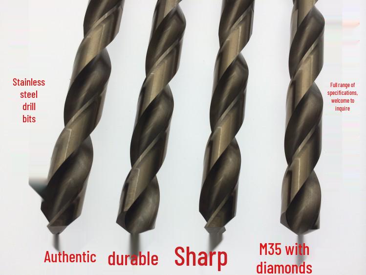 M35 Cobalt Twist Drill Bit: Straight Shank for Stainless Steel