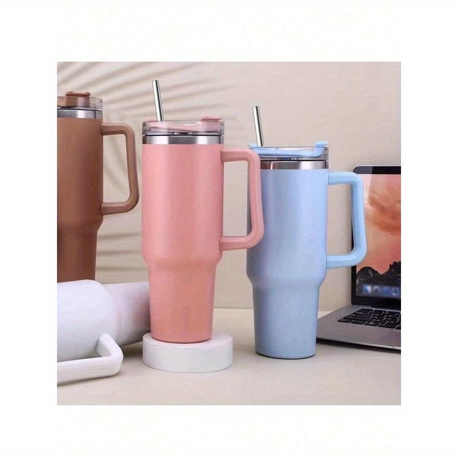 Stainless Steel Metal Drinking Straws Set With Cleaning Brush, For 40oz Tumbler Cups, Ideal For Cold Drinks & Juices, Summer, Kitchen, Christmas Gift