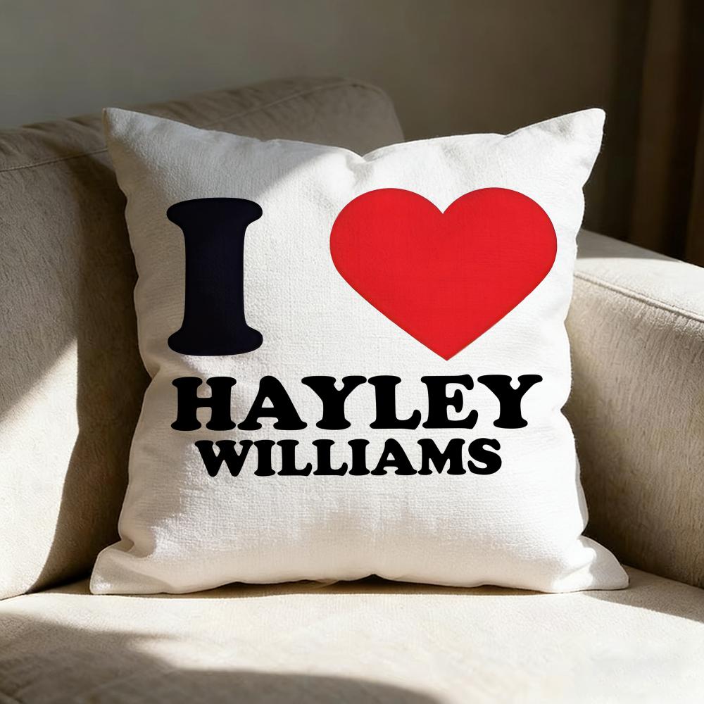 Hayley W-Williamss Singer Pillow Case Pillowcase, Double-Sided Printed, Sofa Cushion, Bedroom Headboard Pillow
