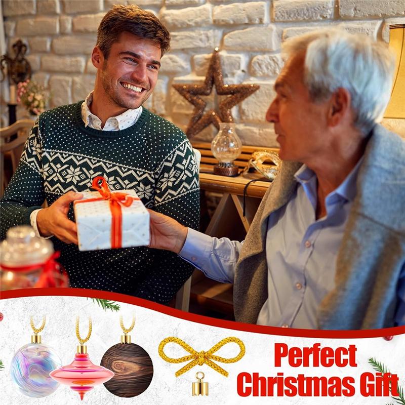 Ornament Making Kit 12 Set Christmas Tree Ornament Wood Turning Kit Woodturning Hanging Decoration For Xmas Tree