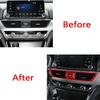 A03E-Red Interior Dashboard Air Vent Outlet Decor Trim For Honda Accord 2018-