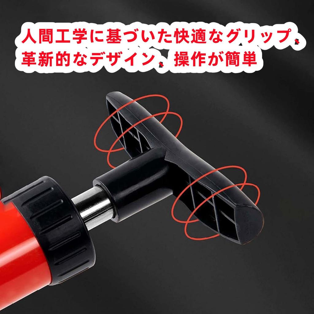 Toilet Unblocking High Pressure Toilet Unblocker Easy Operation Clog Removal Tool for Pipe Toilet/Bathroom/Floor Drain/Clogged